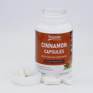 Cápsulas De Glicose Cardiovascular Metabólica Casca De Canela 10:1 Extrato De Água Cromo Folhas Ácido Aspártico Extrato De Pimenta Juba De Leão - Product Image 5