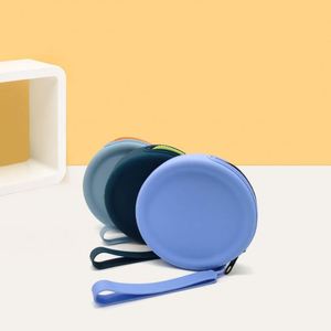 Silicone Zipper Mini Waterproof <b>Wrist</b> <b>Strap</b> Unisex Fashionable Portable Coin Purse - Product Image 2