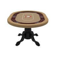 YH Crazy Clown Petite Table de poker Texas Holden en bois de forme ovale de 1.2m pour club de poker
