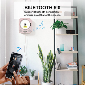 Lecteurs <span class=keywords><strong>CD</strong></span> pour la maison avec télécommande avec support LED/<span class=keywords><strong>Radio</strong></span> FM/<span class=keywords><strong>Réveil</strong></span>/<span class=keywords><strong>CD</strong></span>/USB/TF/AUX - Product Image 5