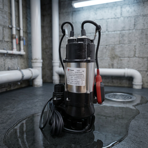 Bomba Sumergible para Aguas Residuales SS SAMSON Family Homes, Modelo V450F, Eléctrica, 0.45HP, 200LPM, Flujo de 8.5m, Salida - Product Image 3