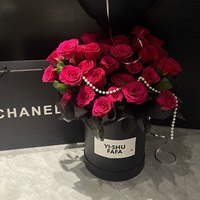 Offre Spéciale personnalisé classique multicolore fleurs rondes cadeau de mariage rond papier Tube cylindre boîte d'emballage en carton
