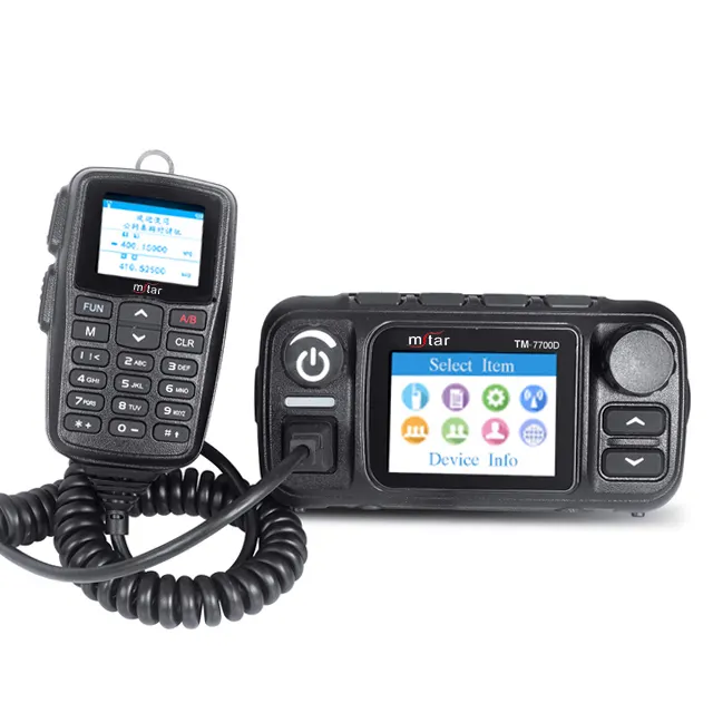TM-7700D ucuz toptan LTE WCDMA GSM IP ağ POC Dual Band mobil radyo GPS siyah Ce Tlf mobil Techno araba baz Tecno