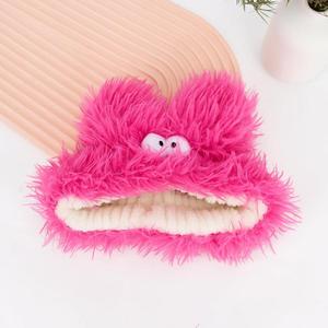 Female Makeup Fluffy Elastic Monster <strong>Face</strong> Wash Headband for Women Girls-Durable Eco-Friendly <strong>Flannel</strong> - Product Image 2