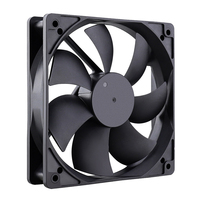 Ventilateur Gdstime GDA1225 5-48V Étanche IP67/IP68 DC 120x120x25mm à Roulement à Billes, Refroidisseur d'Extraction Grande Vitesse pour Boîtier d'Ordinateur