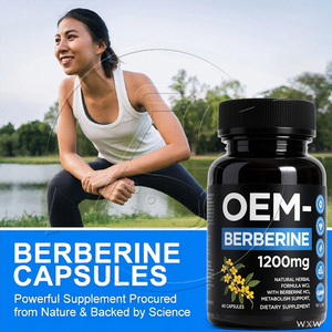 Capsules de chlorhydrate de berbérine pour la santé gastro-intestinale immunitaire - Product Image 6