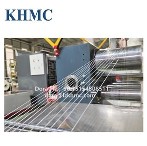 Ligne de production de fibres de béton fibrillées en maille PE/PP avec moteur pour machine de fabrication de macrofibres PP à haute productivité - Product Image 4