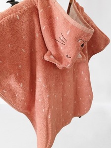 Children's Cape Bathrobe Hat <b>Dressing</b> <b>Gown</b> Beach, Bath, Pool, Home Use Color Options Size Option - Product Image 2