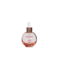 Flacon compte-gouttes en verre dépoli coloré en forme de boule 10ml 20ml 30ml 50ml pour sérum, huile de croissance capillaire et nutriments capillaires