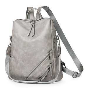 SG0575 zaino da <span class=keywords><strong>donna</strong></span> in stile College nero e marrone - Product Image 1