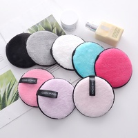 Tampons démaquillants lavables et réutilisables en microfibre, éponges nettoyantes pour le visage, pour tous types de peau, très demandés