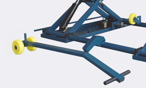 Mobile Scissor Lift Kapasitas 3000kg Pelepasan Elektrik Portabel Mid Rise Auto Hoist Peralatan Garasi Mobil - Product Image 5