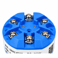 Module transmetteur de température RTD SBWZ 4-20mA, sortie 0-10V, 24VDC, précision 0,2% FS, montage sur tête en résine, conversion de signal industrielle, IP65, USB
