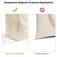Sac fourre-tout en toile de coton biologique économique avec logo personnalisé imprimé, léger, moyen, réutilisable, pour les courses