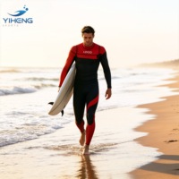 Combinaison de surf en néoprène coupe-vent 3/2 mm de qualité supérieure pour hommes et femmes avec fermeture éclair sur la poitrine – Vente en gros