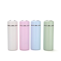 Botella de Agua Personalizada con Diseño de Explosiones, Color Sólido, Lujosa, Ecológica, Mini, de Bolsillo, de Acero Inoxidable, Aislada al Vacío, Portátil para Exteriores