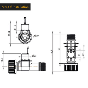 Thủy lợi nông nghiệp 12V 3V 6V DC nhựa dòng chảy lớn chốt nước hẹn giờ Automat thông minh bistable solenoid <span class=keywords><strong>valve</strong></span> - Product Image 6