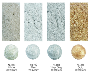 Sans titane <span class=keywords><strong>de</strong></span> qualité alimentaire or argent perle Pigment comestible lustre poussière comestible paillettes pour boissons - Product Image 3