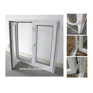 Fenêtres Upvc Fenêtres à battant en <span class=keywords><strong>pvc</strong></span> Profils Upvc Cadre en <span class=keywords><strong>pvc</strong></span> dans la fenêtre avec verre Fenêtres à double battant avec <span class=keywords><strong>moustiquaire</strong></span> - Product Image 3