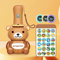 Enfants début éducatif Projection lampe de poche jouet enfant mignon dessin animé motif coucher Cognition projecteur lumière torche lumière jouet