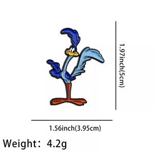 Road Runner personaje de <span class=keywords><strong>dibujos</strong></span> animados figura esmalte Metal Pin - Product Image 2