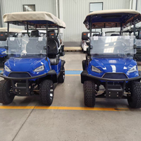 Voiturette de golf électrique 72V à 2 places, non rehaussée, avec batterie au lithium, véhicule à énergie nouvelle pour la route