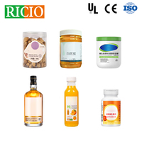 RICIO propose des services de personnalisation approfondie, machine d'étiquetage verticale automatique pour bouteilles, étiquetage auto-adhésif enveloppant