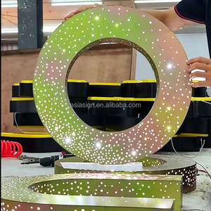 Letras LED de Cielo Estrellado de Alto Brillo y Ahorro de Energía Personalizadas para Publicidad en Puertas de Oficina, Diseño Gratuito - Product Image 5