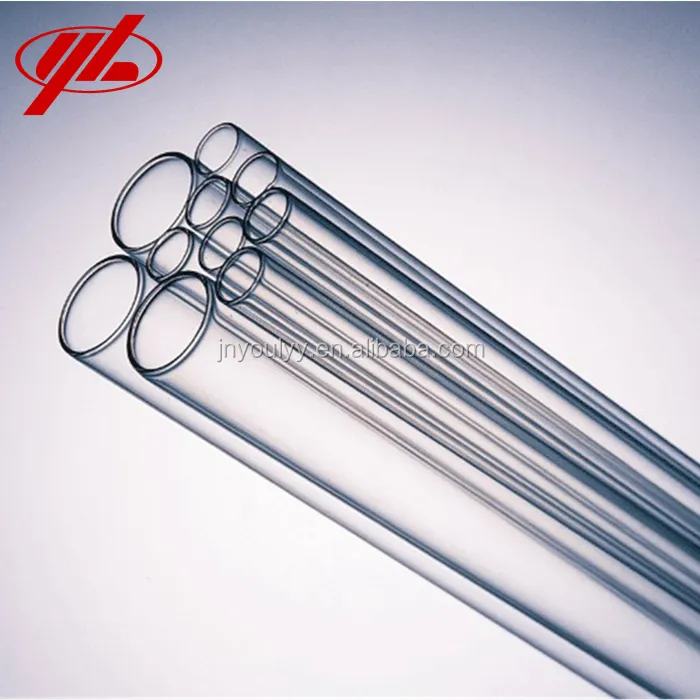 Clear glass tubes for pharma glass vial use