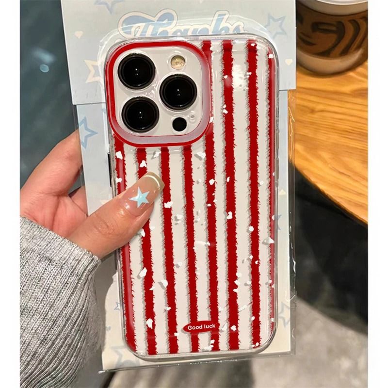 Vintage red and white stripes