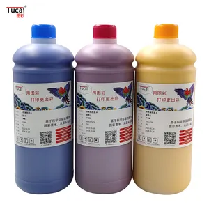 Tinta de pigmento à base de água para impressão de etiquetas de papelão por atacado para i3200/S3200/Ricoh/Kyocera/papel corrugado/papel revestido
