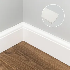 Chất lượng cao primed Poplar thông gỗ mouldings thiết kế hiện đại trong nhà trang trí ốp chân tường Hội Đồng Quản Trị - Product Image 1