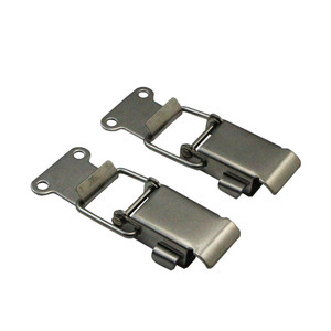 Xin Jieliang 304 Stainless Steel Automatic <b>Cabinet</b> <b>Lock</b> Self-Locking Safety Hook Push Button Door Buckle Furniture <b>Lock</b> - Product Image 2