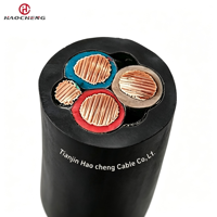 Kabel Daya Tembaga Fleksibel Tugas Berat MY Berlapis Karet 0.38/0.66KV Untuk Tambang Bawah Tanah