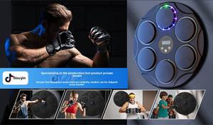 <span class=keywords><strong>Cible</strong></span> de vitesse pliable bon marché directe d'usine avec la machine d'entraînement de boxe des adultes d'opération silencieuse de haut-parleur - Product Image 4