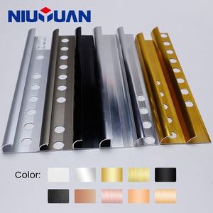 Rifinitura <span class=keywords><strong>quadrante</strong></span> in alluminio con bordo rotondo argento lucido brillante NIUYUAN - Product Image 3