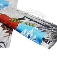 Sac isotherme réutilisable grand format pour déjeuner, collation, bento, pique-nique, chaud et froid, sac isotherme en mylar pour la livraison de nourriture