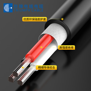 Triumph Cable H05SS-F 4x0.75mm2 Silicone Power Cable High Temperature Resistant For Electrical Equipment - Product Image 2