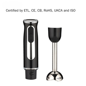 Mixeur plongeant portatif 300W, mixeur électrique à 2 vitesses réglables avec lames en acier inoxydable pour la cuisine domestique - Product Image 4