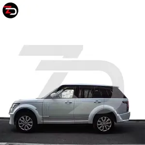 Kit Bodi Lebar FRP Gaya LM, untuk Bumper RANGE ROVER 2014-2017, Lengkungan Roda Langkah Samping