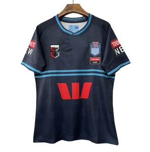 Camiseta de rugby con diseño de camisetas de rugby baratas personalizadas por sublimación al por mayor - Product Image 1