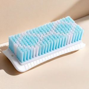 Brosse de nettoyage en plastique à poils rigides en silicone pour le linge, le nettoyage des vêtements, le lavage des chaussures et l'entretien ménager - Product Image 1