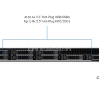 Servidor Dell PowerEdge R350 de Alto Rendimiento, Procesador Intel Xeon, 128 GB de RAM, 10 TB de Almacenamiento, Servidores de Rack para Datos Empresariales Dell R350