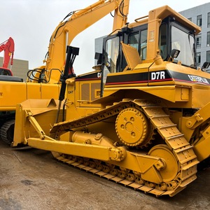 Bulldozer Caterpillar D7R 228 ch sur chenilles, jaune, engin de terrassement à usage général - Product Image 2