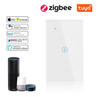 Interrupteur intelligent Zigbee pour chauffe-eau, norme US/AU, 20A haute puissance, minuterie murale, contrôle via application WiFi, Tuya Smart Life