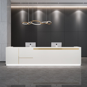 सामने डेस्क रिसेप्शन डेस्क नाई की दुकान खजांची काउंटर सौंदर्य सैलून बार होटल होटल काउंटर - Product Image 5