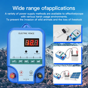 Cargador de Cerca Eléctrica para Ganado - Controlador de Cerca Eléctrica de Baja Impedancia, Cerca Eléctrica para Prevenir la Intrusión de Animales Salvajes - Product Image 3