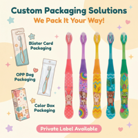 Ensemble brosse à dents et dentifrice pour enfants personnalisé, kit de soins dentaires, kit d'hygiène buccale pour enfants, garçons, filles, tout-petits