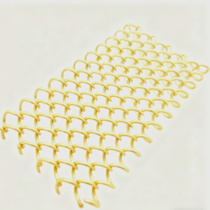 Malla de enlace de aluminio resistente a la corrosión para capas superiores de gazebo de jardín y cubiertas de refugio de punto de vista escénico - Product Image 1