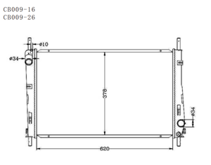 Genuine Factory OE 1S7H8005AD/1142808 Radiador New Condition Auto Parts para FORD MONDEO 2,0 <span class=keywords><strong>03</strong></span>- <span class=keywords><strong>MT</strong></span> Car Spare Parts - Product Image 6